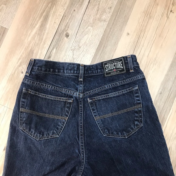 Men’s Vintage Structure dark denim Jeans 31X34 - Picture 12 of 12